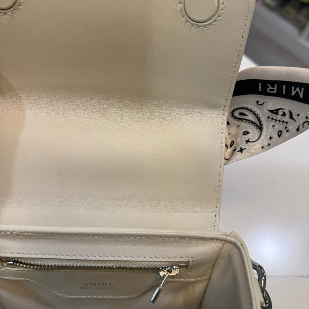 AMIRI White Micro MA  Bag with Logo Accent - New - Picture 7 of 11